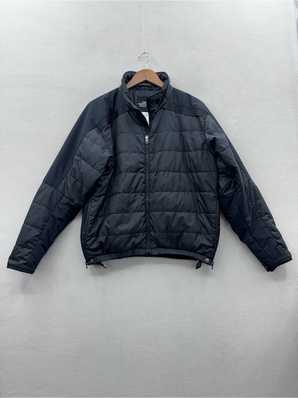 The North Face Mens Medium Black Puffer Jacket Triclimate Liner Full Zip